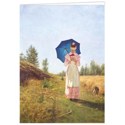 Woman with a Parasol - Victor Westerholm